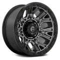 Fuel Off-Road D825 Traction Matte Gunmetal / Black Ring Wheel