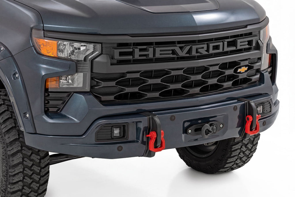 Rough Country Front FXS Bumper 12000S G6M Dark Ash Chevy Silverado 1500 (23-26)