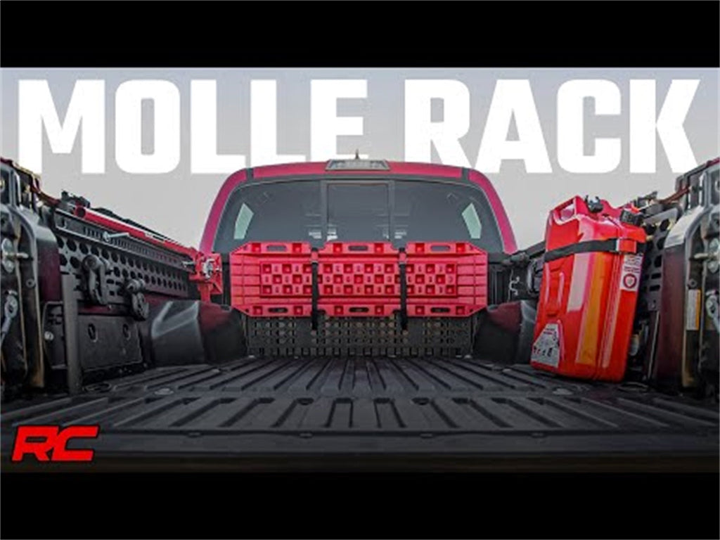 Rough Country Molle Bed Panel Kit DR PS Combo Jeep Gladiator JT 4WD (2020-2026)