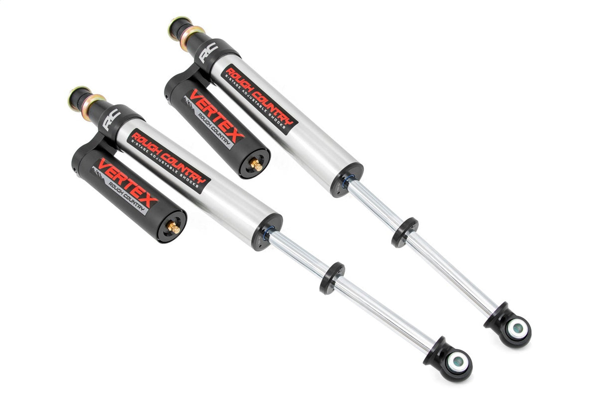 Rough Country Vertex 2.5 Reservoir Rear Shocks 4-7 Toyota Tundra 2WD 4WD (2022-2026)