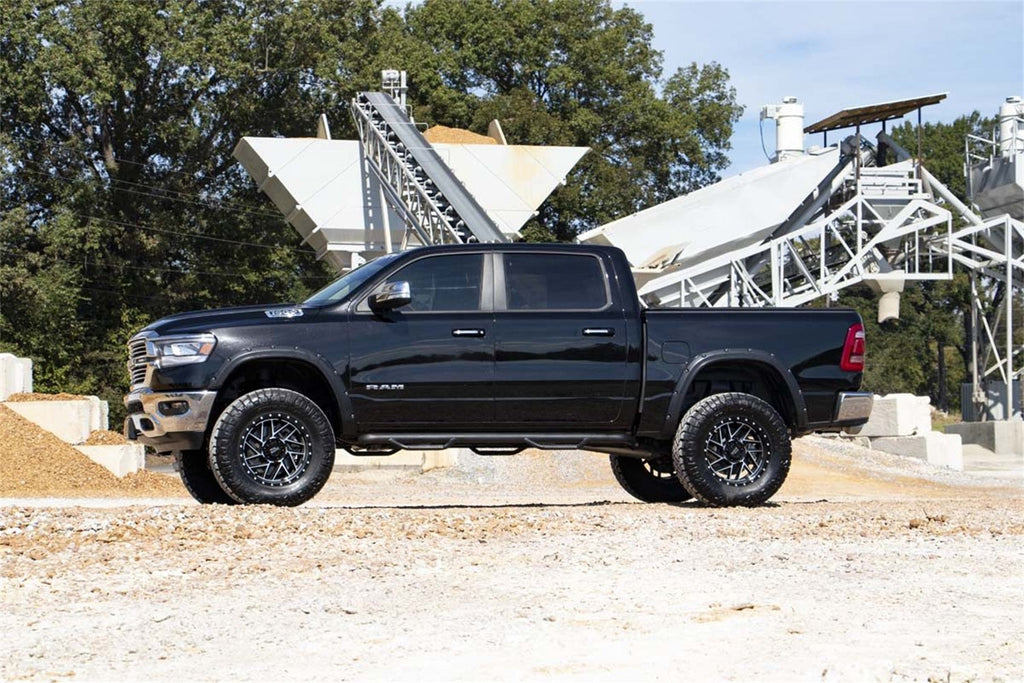 Rough Country Pocket Fender Flares PXJ Diamond Black Ram 1500 2WD 4WD (2019-2024)