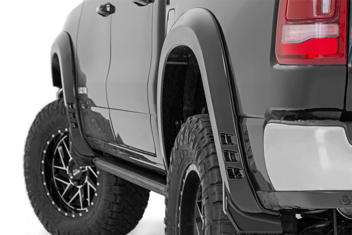 Rough Country SF1 Fender Flares PFP Olive Green Ram 1500 2WD 4WD (2019-2024)