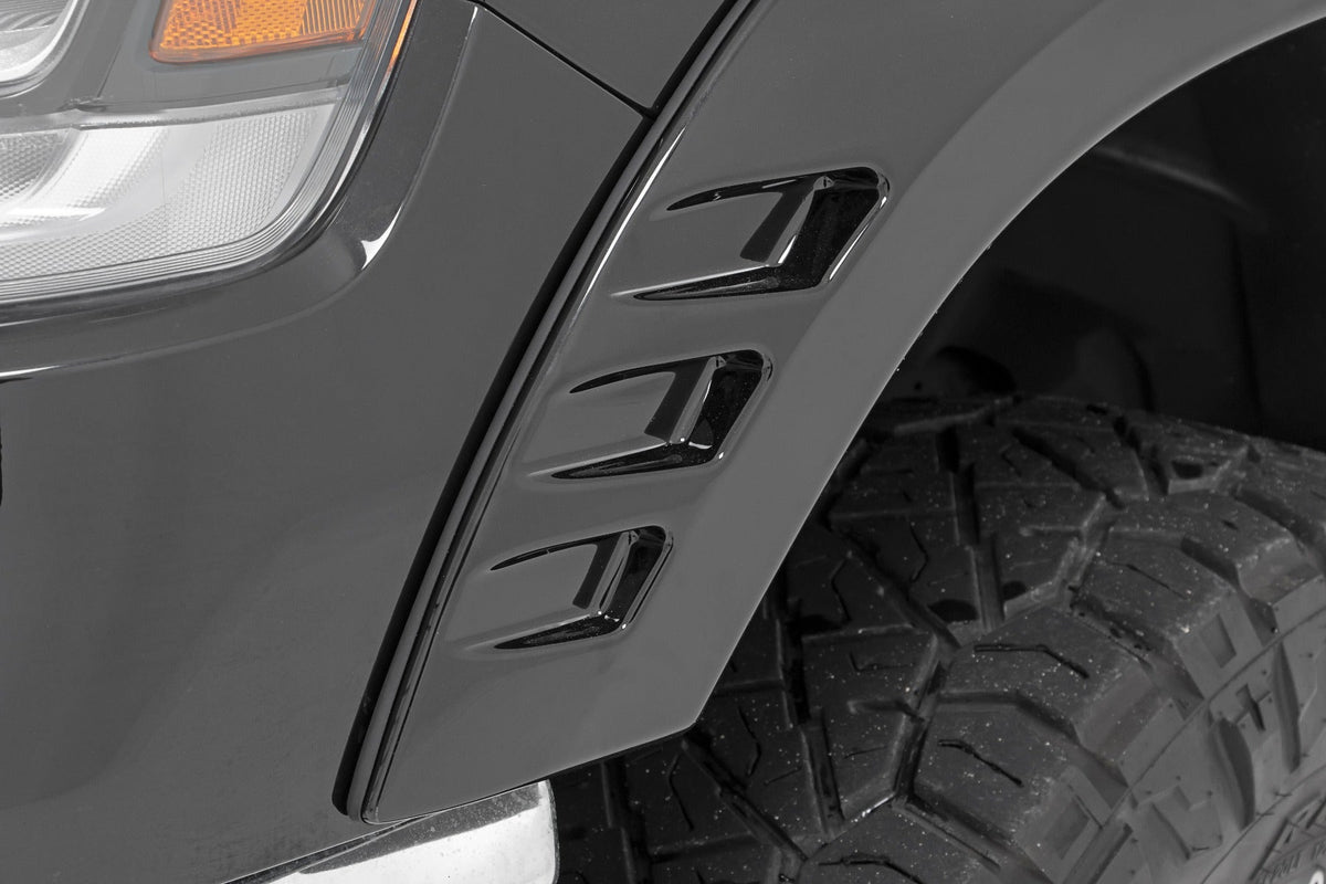 Rough Country SF1 Fender Flares PAU Granite Crystal Ram 1500 2WD 4WD (2019-2024)