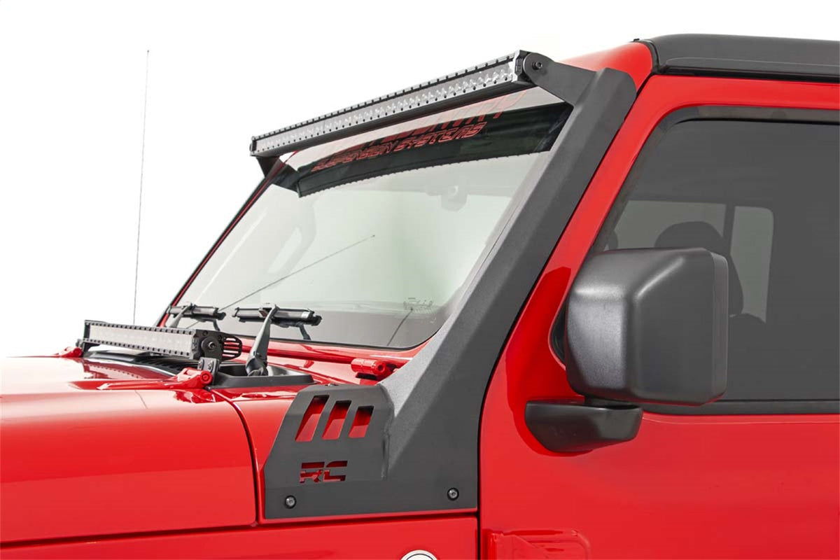 Rough Country LED Light Kit Windshield 50 Spectrum Single Row Jeep Gladiator JT Wrangler JL (18-26)