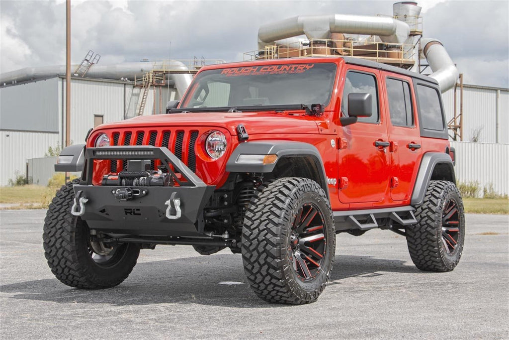 Rough Country LED Light Kit Cowl Mount 50 Spectrum Single Row Jeep Gladiator JT Wrangler JL (18-26)
