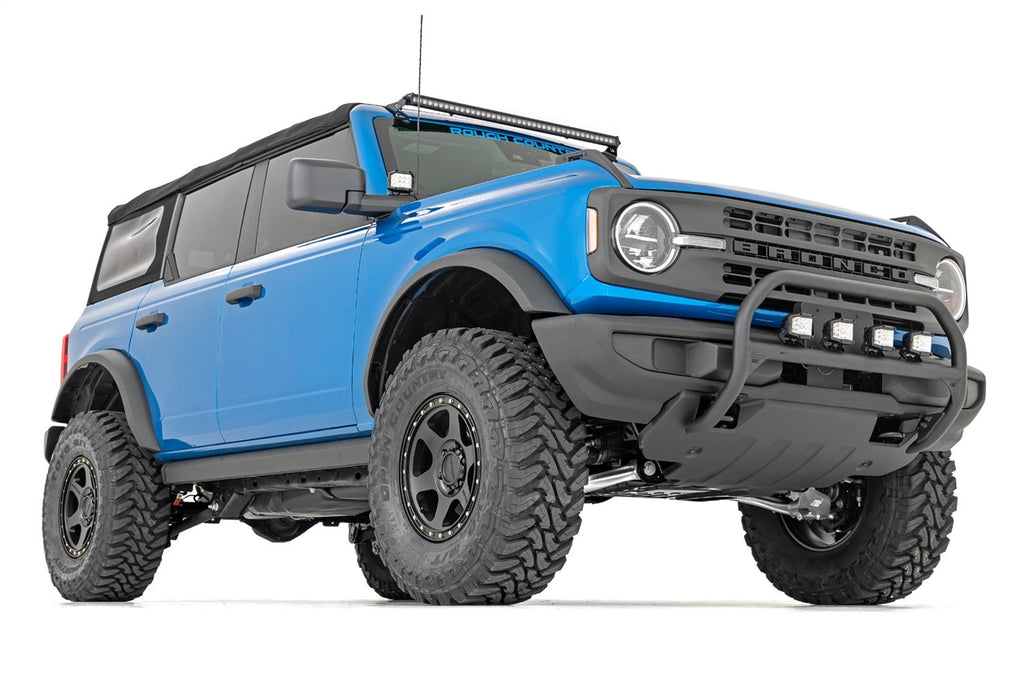 Rough Country LED Light Kit Upper Windshield 40 Spectrum Single Row Ford Bronco (21-26)