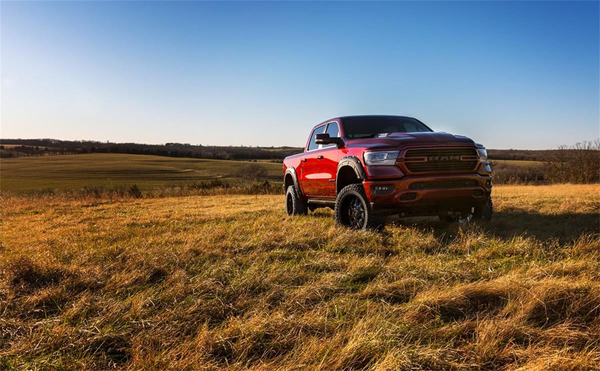 Rough Country Defender Fender Flares PRV Delmonico Red Ram 1500 2WD 4WD (2019-2024)