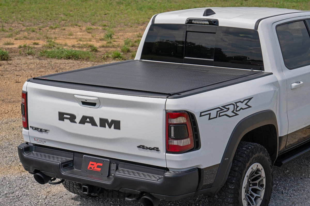 Rough Country Hard Roll Up Bed Cover 5 7 Bed Ram 1500 (19-26) 1500 TRX (21-24)