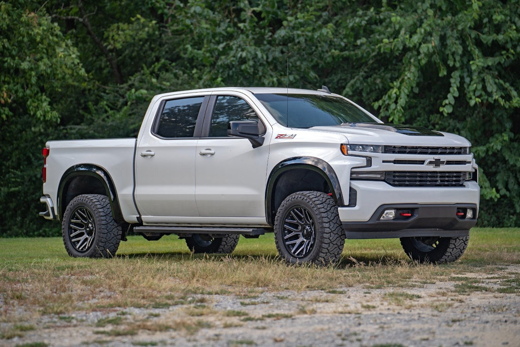 Rough Country Hood Scoop GNO Slate Gray Chevy Silverado 1500 2WD 4WD (2019-2026)