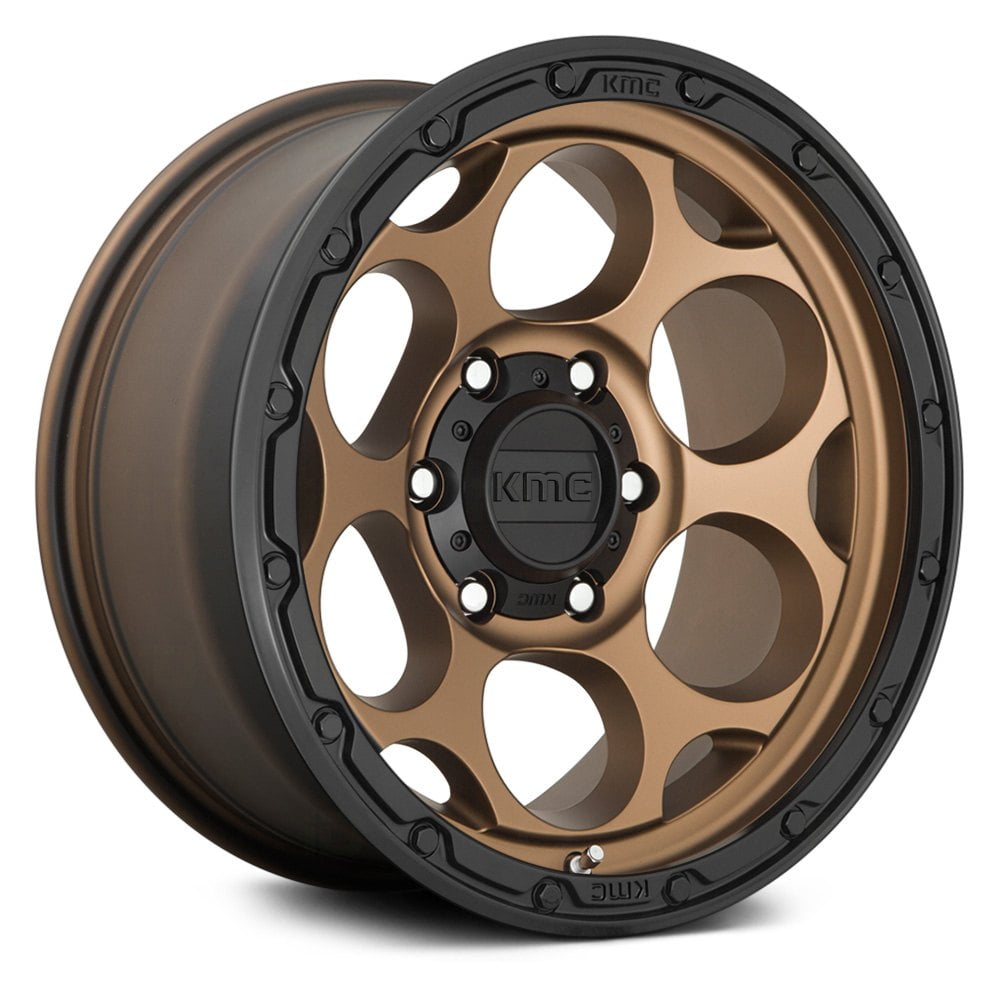 KMC KM541 Dirty Harry Wheel in Matte Bronze with Black Lip