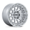 KMC KM556 Crux wheel, gloss silver with machined face