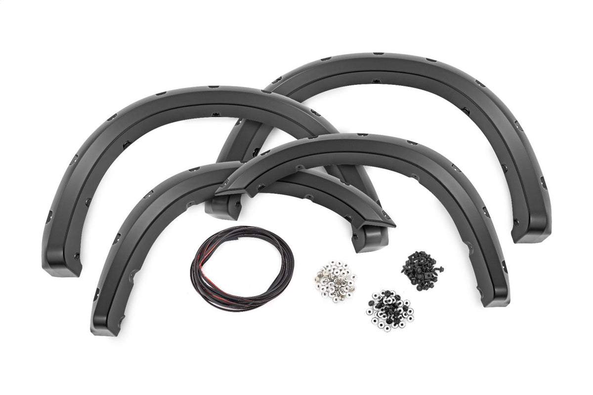 Rough Country Pocket Fender Flares PCL Blue Streak Ram 2500 3500 2WD 4WD (2019-2026)