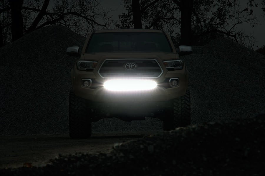Rough Country LED Light Kit Lower Grille Mount 30 Spectrum Single Row Toyota Tacoma (16-23)