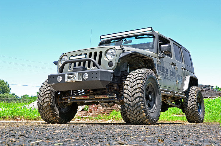 Rough Country LED Light Kit Windshield 50 Spectrum Dual Row Jeep Wrangler JK Wrangler Unlimited (07-18)