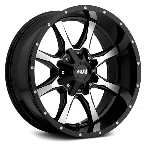 Moto Metal MO970 Gloss Black Machined Wheel