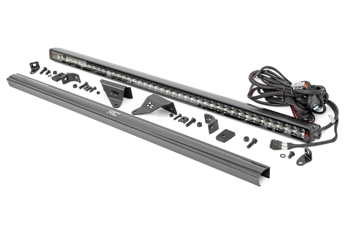 Rough Country LED Light Kit Upper Windshield 40 Spectrum Single Row Ford Bronco (21-26)