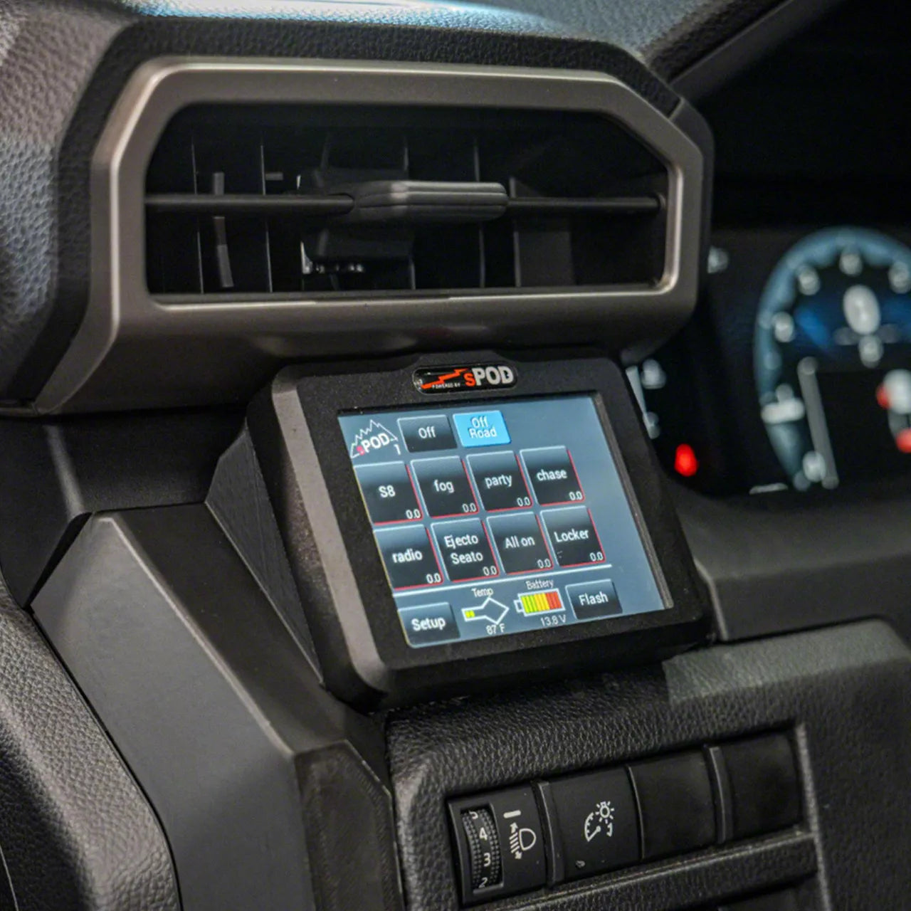 sPOD BantamX Touchscreen Power Management Kit - Toyota Tacoma