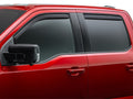 WeatherTech Matte Black Front and Rear Side Window Deflectors Fits -20-21 Tundra -