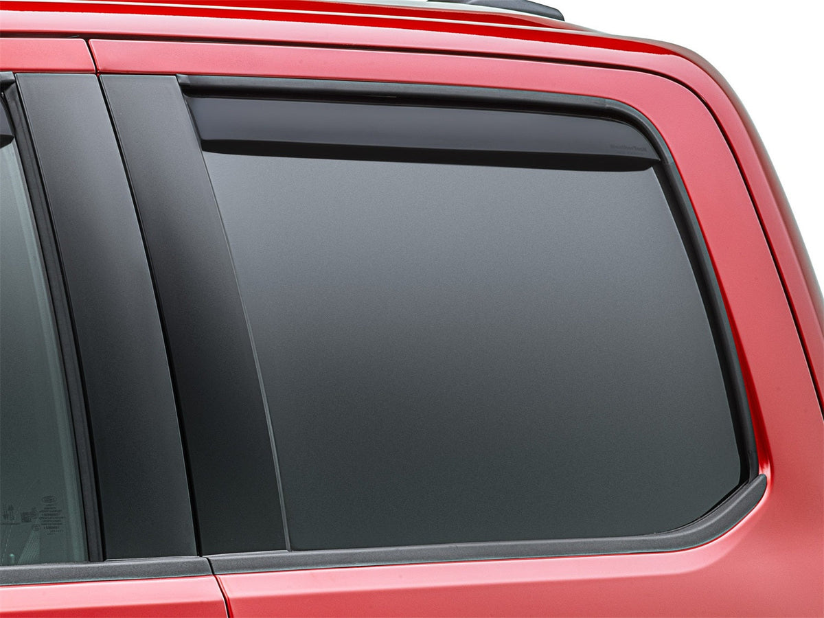 WeatherTech Matte Black Rear Side Window Deflectors Fits -20-21 Tundra -