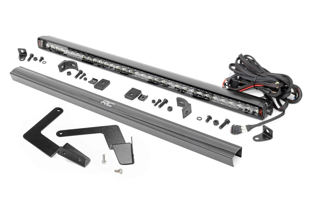 Rough Country LED Light Kit Lower Grille Mount 30 Spectrum Single Row Toyota Tacoma (16-23)