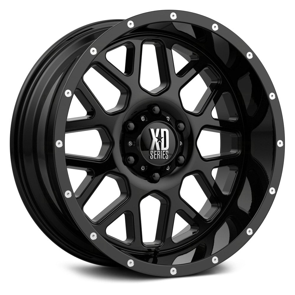 XD Series XD820 Grenade Gloss Black Wheel