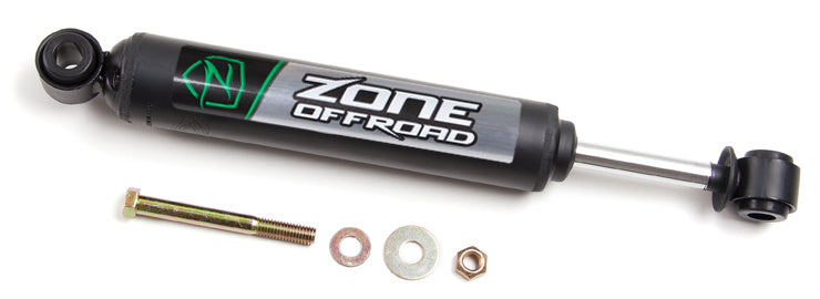 Zone Offroad JK 2007-13 Black Single Steering Stabilizer